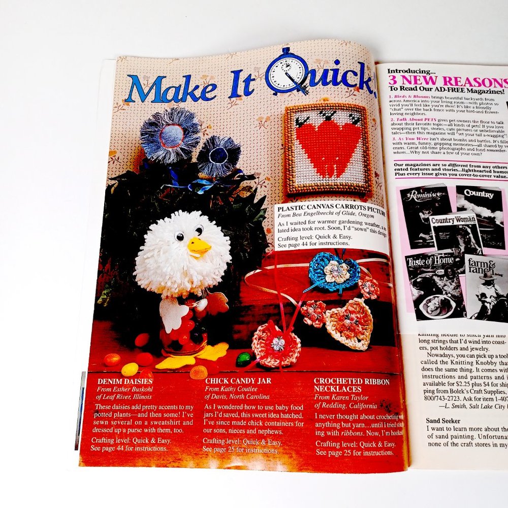 Country Handcrafts April May 1995 32 Various Craft Projects 68 Pages - Picture 6 of 8